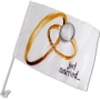 Car flag just married 2