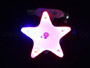 Blinky Magnet Anstecker Stern weiss