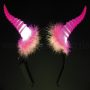 Hair Circle Luminous horns bock horns pink