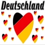Flag Germany 13 heart