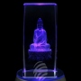 Crystal cuboid Buddha
