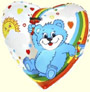 Foil balloon Heart Teddy