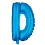 Foil balloon helium balloon blue Letter D