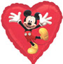 Foil balloon heart Mickey