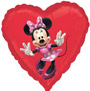 Foil balloon heart Minnie