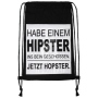 Gym bag Gymsac Design Hipster black/white