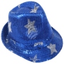 Trilby Hut mit Sternen blau