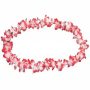 Hawaii chains flower necklace classic white red