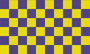 Flag Checkered purple yellow