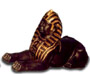 Sphinx black gold 41 cm