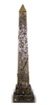 Obelisk bronze gold 60 cm