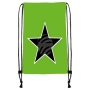 Gym bag Gymsac Design green Star white/black
