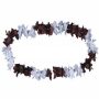 Hawaii chains flower necklace classic white brown