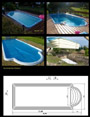 Swimming pool GFK model ROMA 8,50x3,70x1,55 m