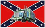Flaga Southern Zjednoczone z truck