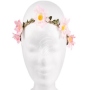 Floral wreath light pink/yellow