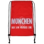 Gym bag Gymsac Design Mnchen red/white