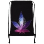 Gym bag Gymsac Design Weed Hanf black/purple/blue