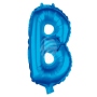 Folienballon Helium Ballon blau Buchstabe B