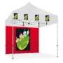 Mobile pavilion tent for sales counters