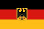 Flag Germany with eagle