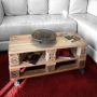 Coffee table in Shabby-style, euro pallets table